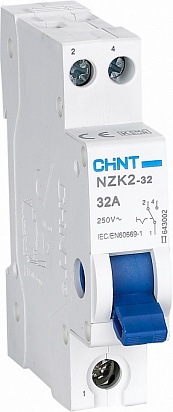 CHINT Модульный переключатель NZK2-32 1P 32А 2 положения