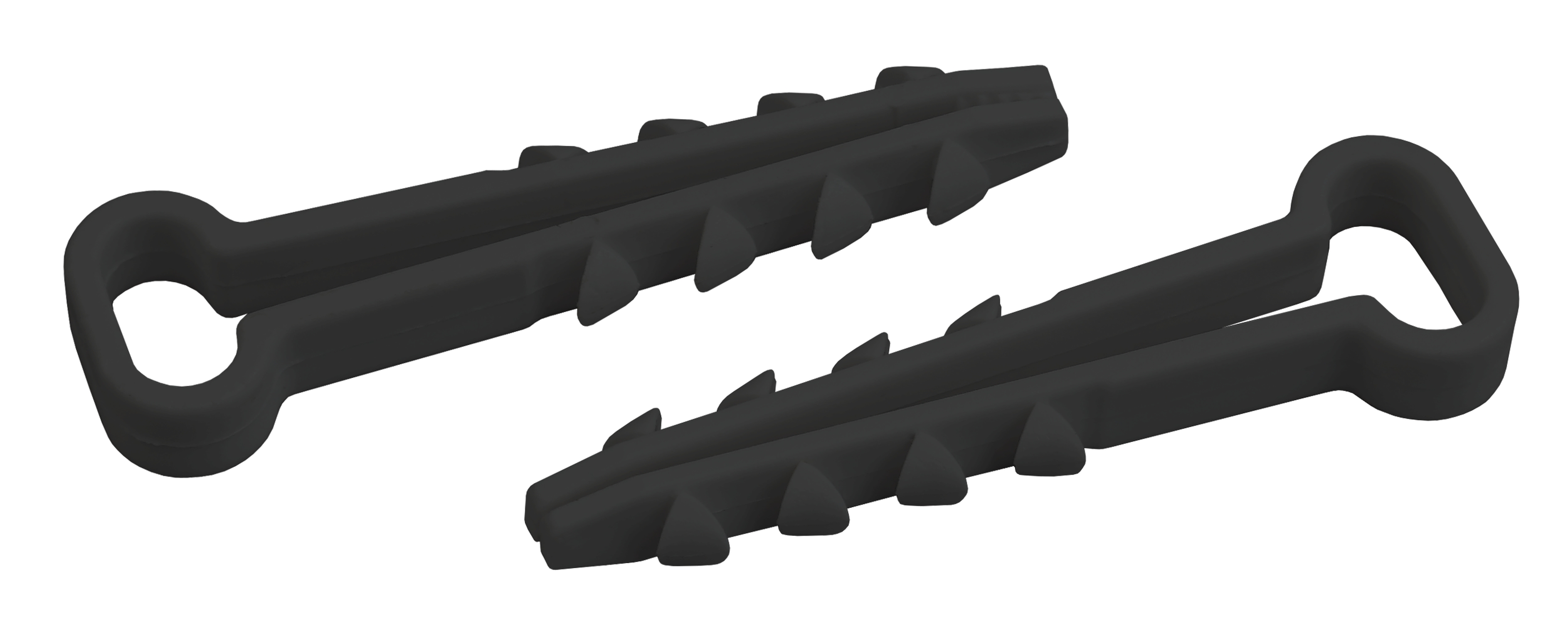 Дюбель хомут ЭРА DXP-5-8-b-10 для плоского кабеля 5-8 мм черный 10шт