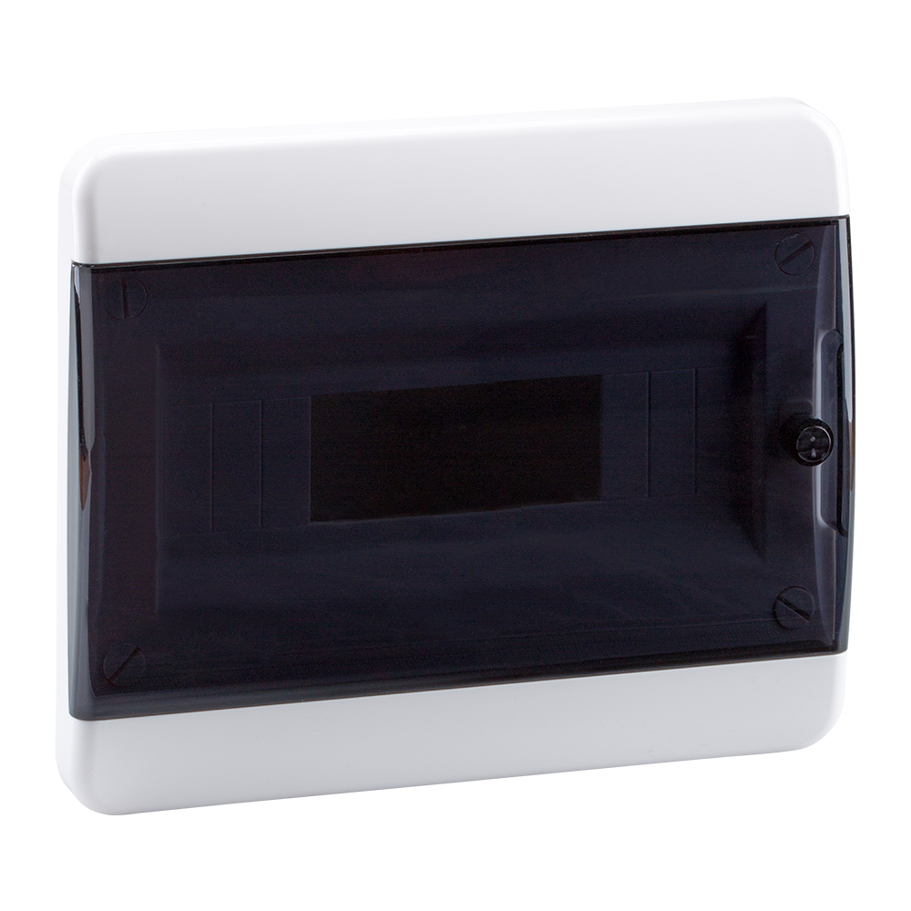КЭАЗ Корпус пластиковый Встраиваемый OptiBox P-BVK-2-12-IP41 Прозрачная черная дверь