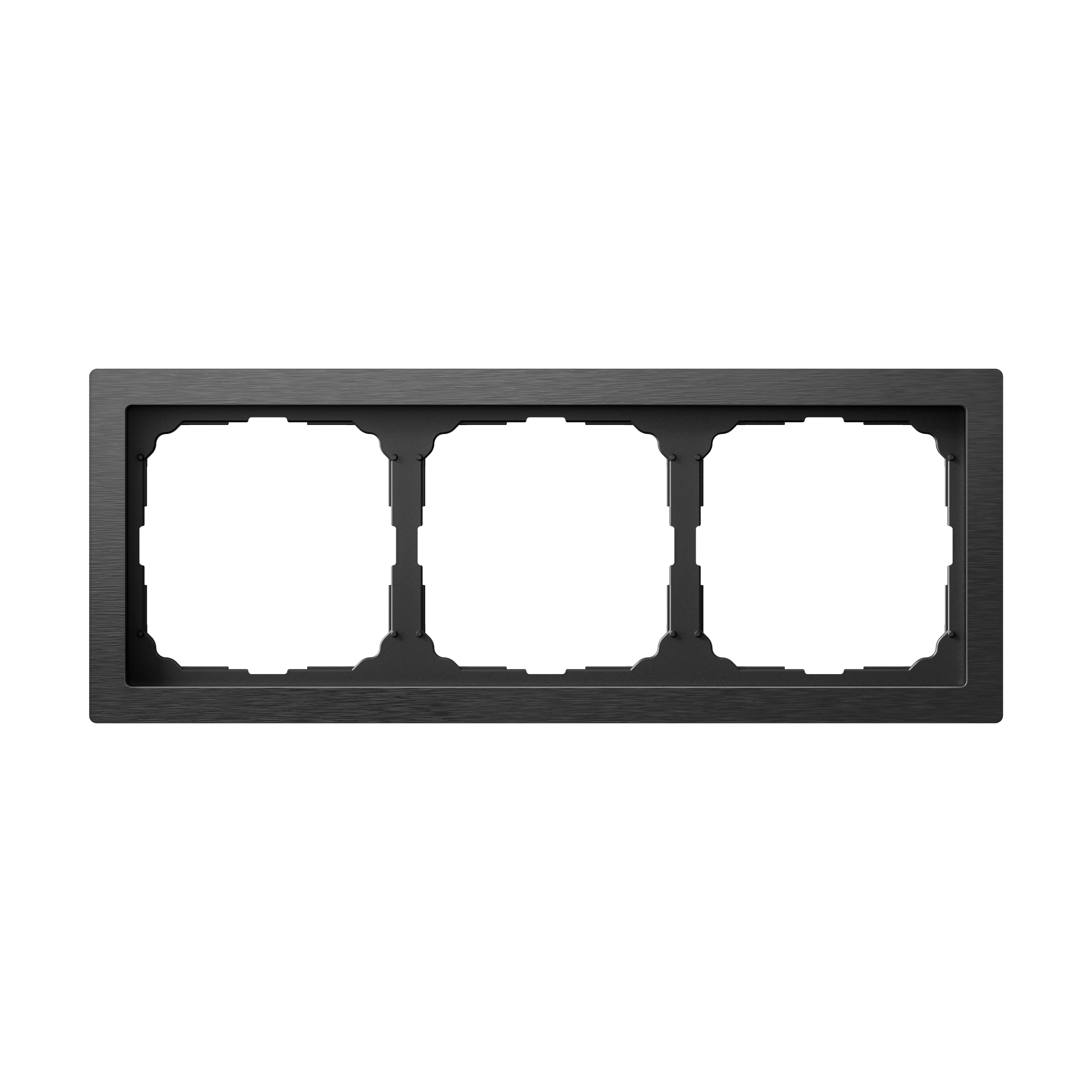Systeme Electric ArtGallery Pure Металл Оникс Рамка 3-ая