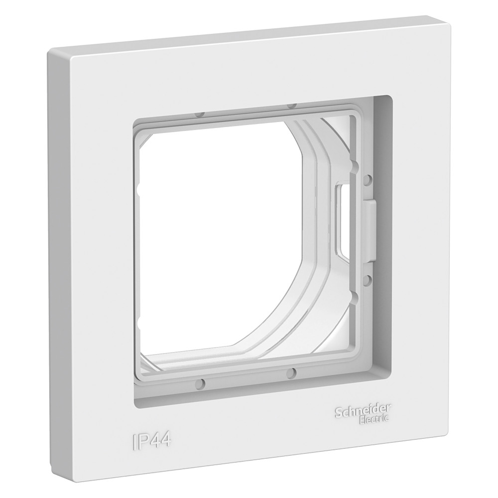 SE AtlasDesign Aqua Бел Рамка 1-ая IP44