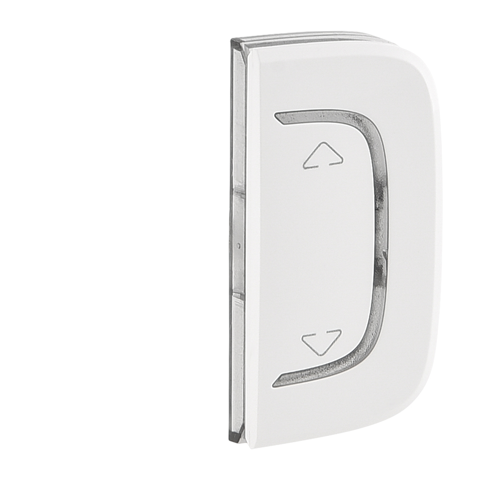Legrand Valena ALLURE Бел MyHome Накладка мех. BUS/SCS.С сим-м "Вверх-вниз".1 мод.Уст. спр или сл