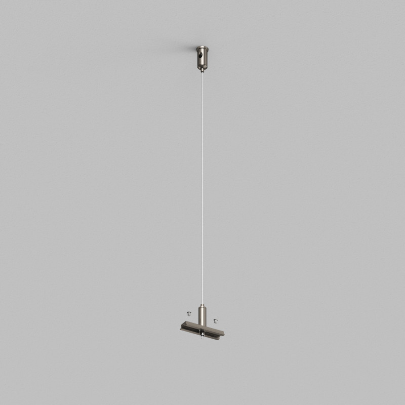 Denkirs TR5718-DN механический подвес, для трека Shine, серия Base, 48V DC, IP20, 2м, темный никель, алюминий