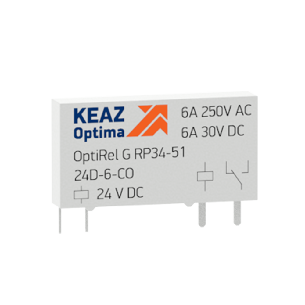 КЭАЗ Реле промежуточное OptiRel G RP34-51-6D-6-CO