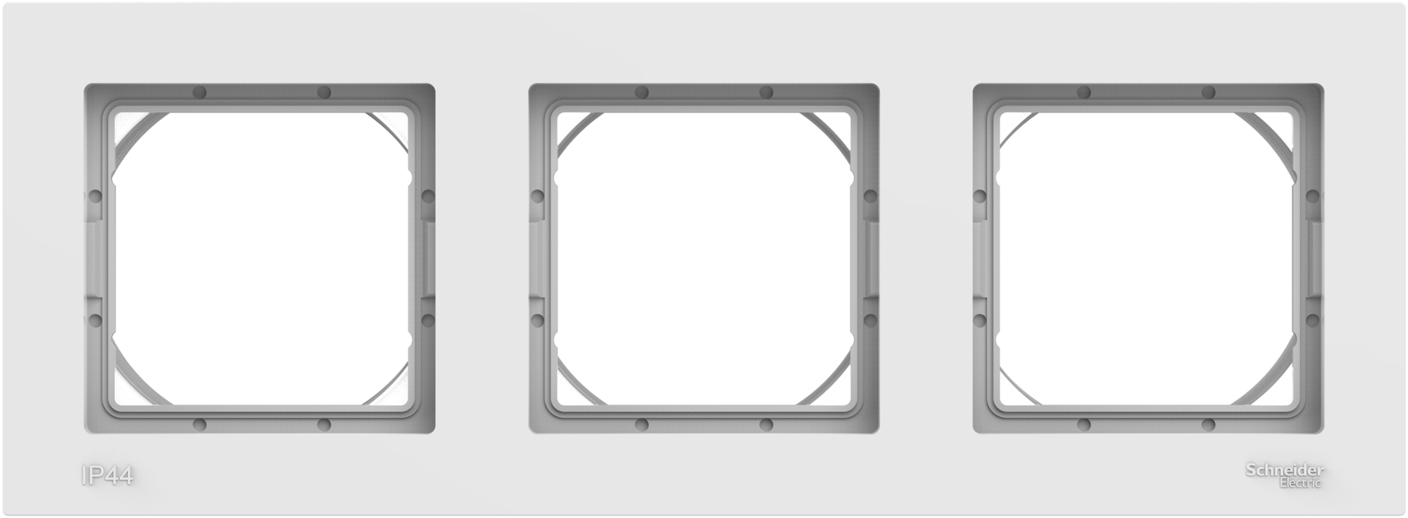 SE AtlasDesign Aqua Белый Рамка 3-ая IP44
