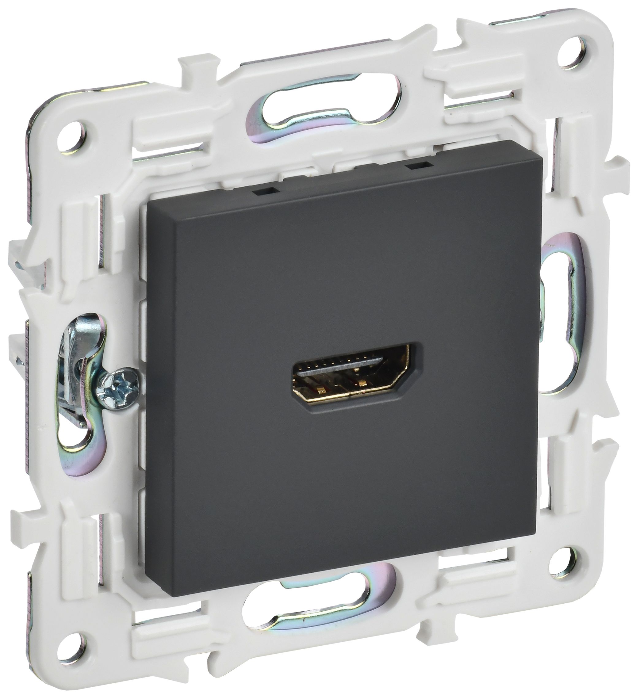 IEK SKANDY Графит Розетка HDMI SK-H01G