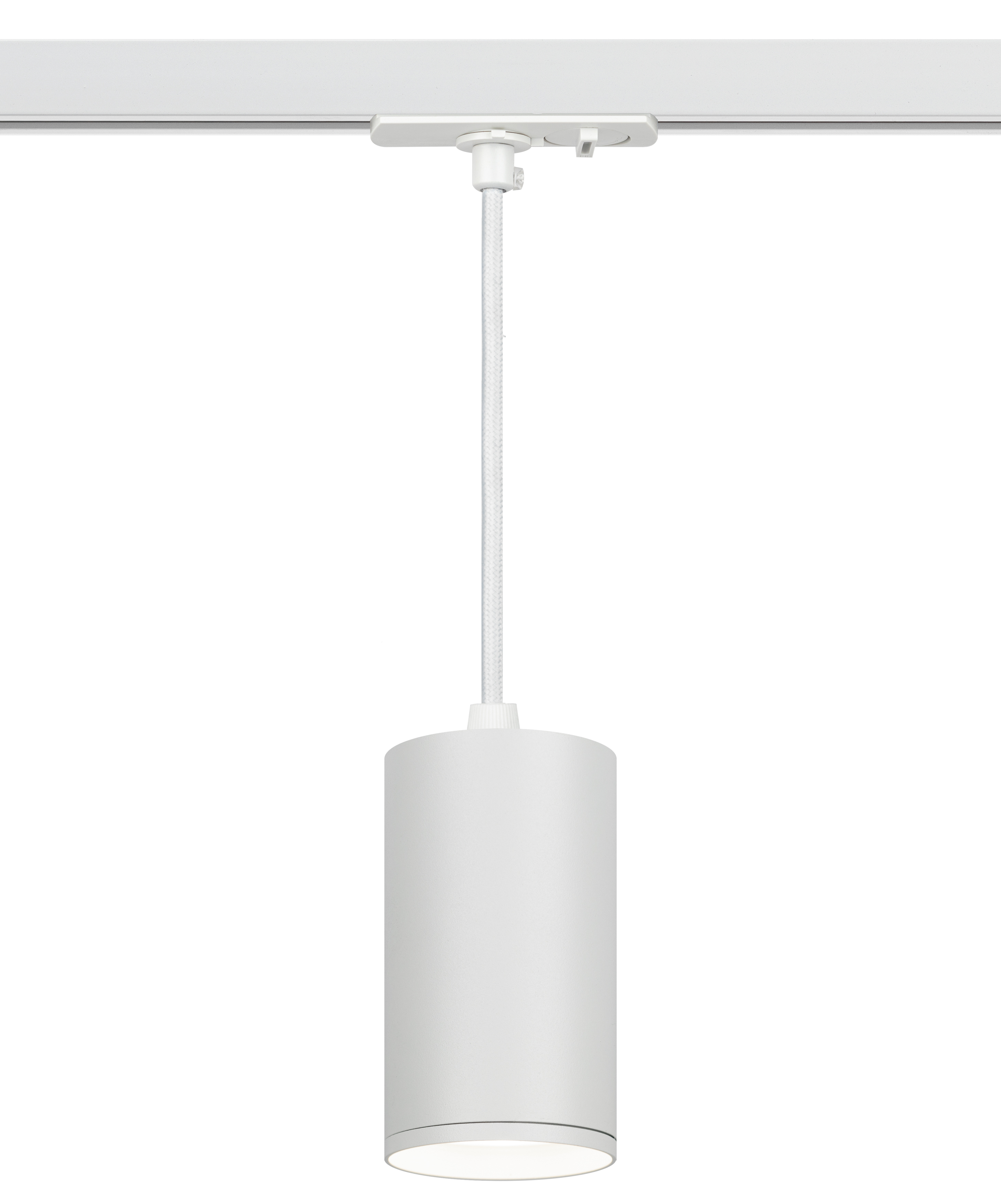 Трековый светильник однофазный ЭРА TR45 - GU10 S WH подвесной 52*100 под лампу MR16 белый