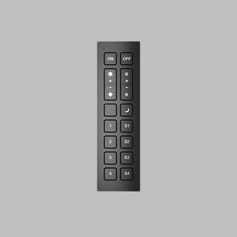 Denkirs DK7302-BK Пульт управления Zigbee, алюминий, черный