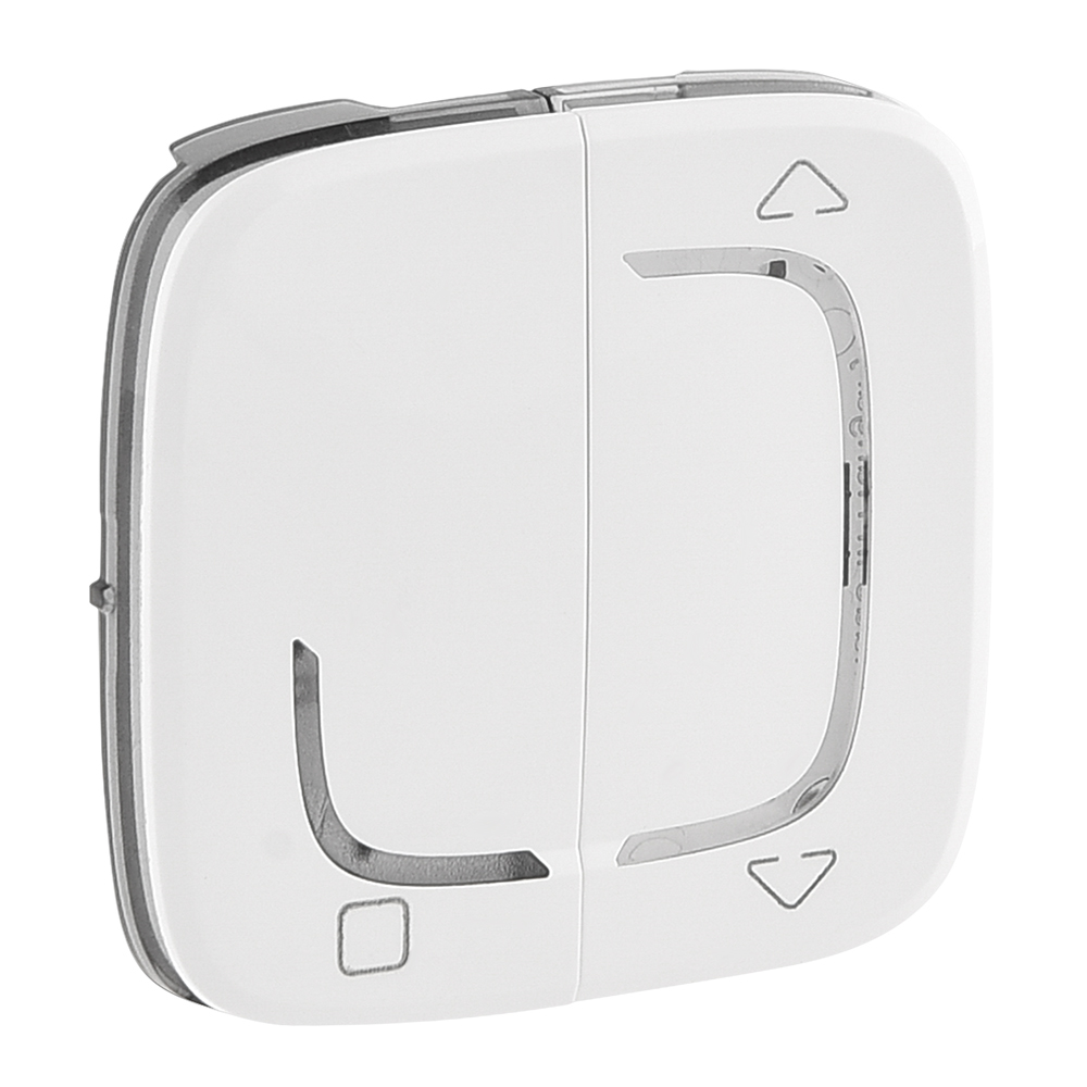 Legrand Valena ALLURE Бел MyHome Play Zigbee. Лиц.пан. для радиопр. выкл.,для жалюзи/рольставень