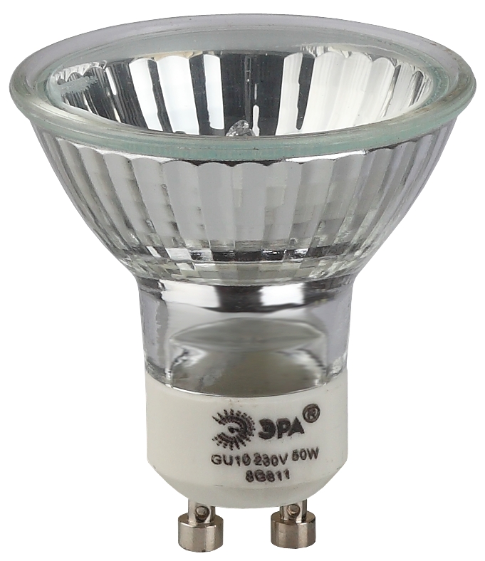 Лампочка галогенная ЭРА GU10-JCDR (MR16)-35W-230V GU10 35 Вт софит теплый белый свет