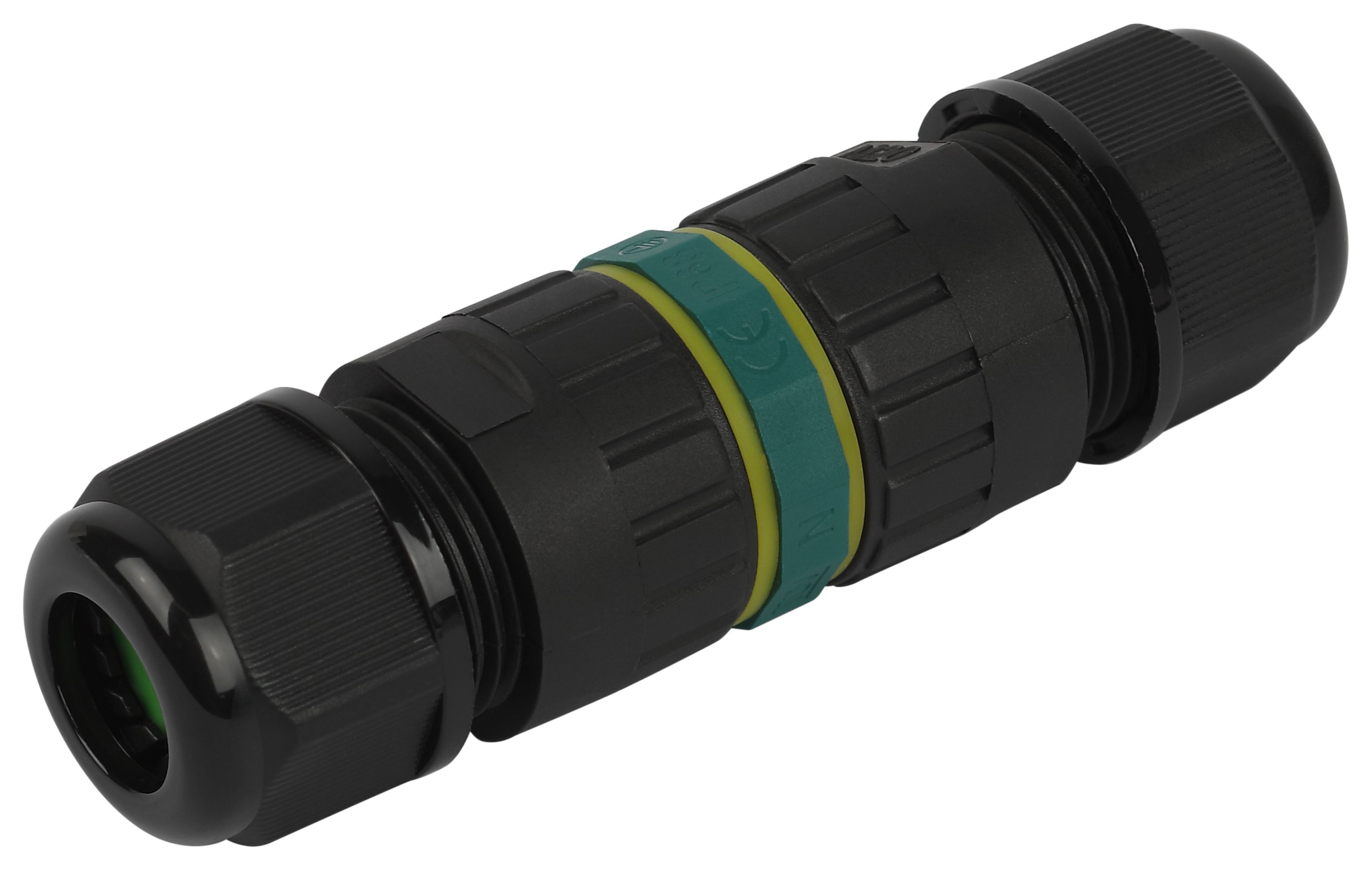 ЭРА Коннектор NO-224-673 кабельный прямой 3-Pin 0.5-2.5 мм2 безвинтовой IP68