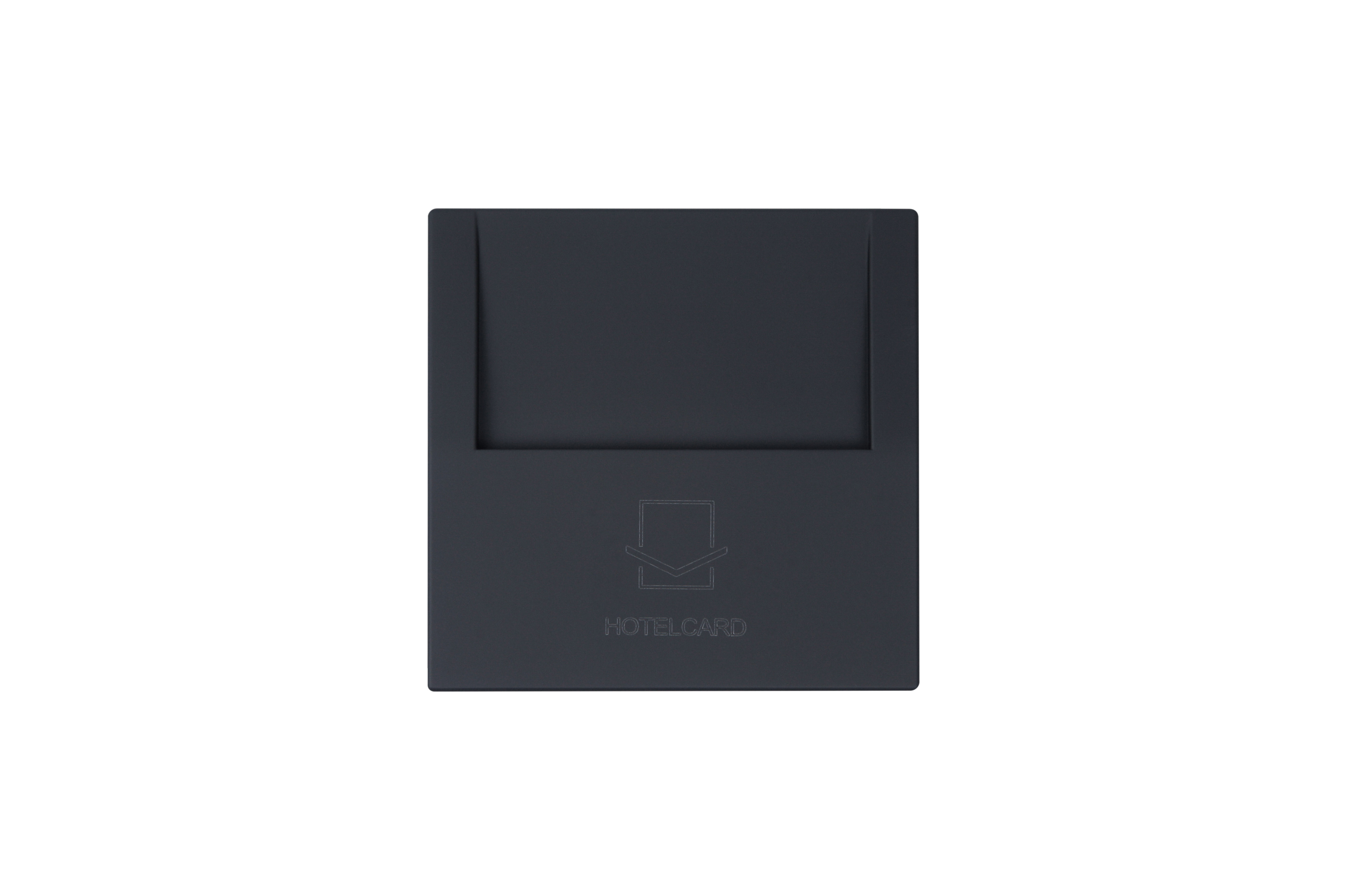 Jasmart FD Черный матовый (soft touch) Выключатель отельный карточный с накладкой 10А, 250В