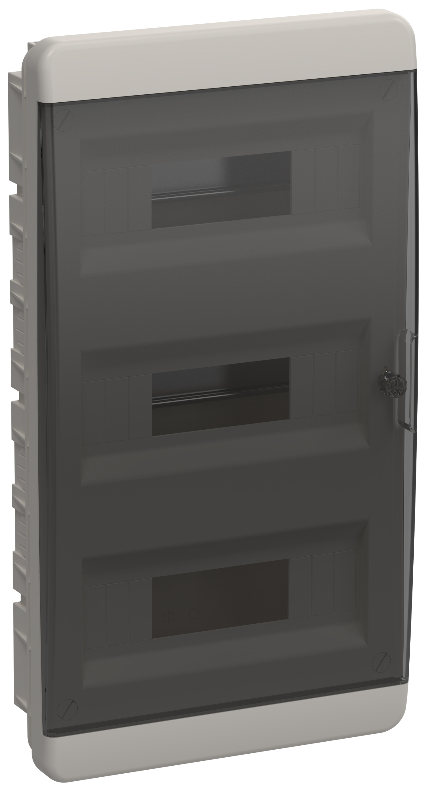 IEK TEKFOR Корпус пласт. ЩРВ-П-36 IP41 черн. прозр. дверь