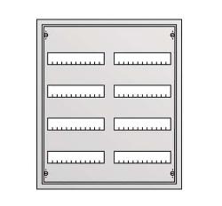 ABB Шкаф 96 М навесной IP44, 650x550x160 с расстоянием между DIN-рейками 125 мм и винтовыми клеммами N/PE CA24V