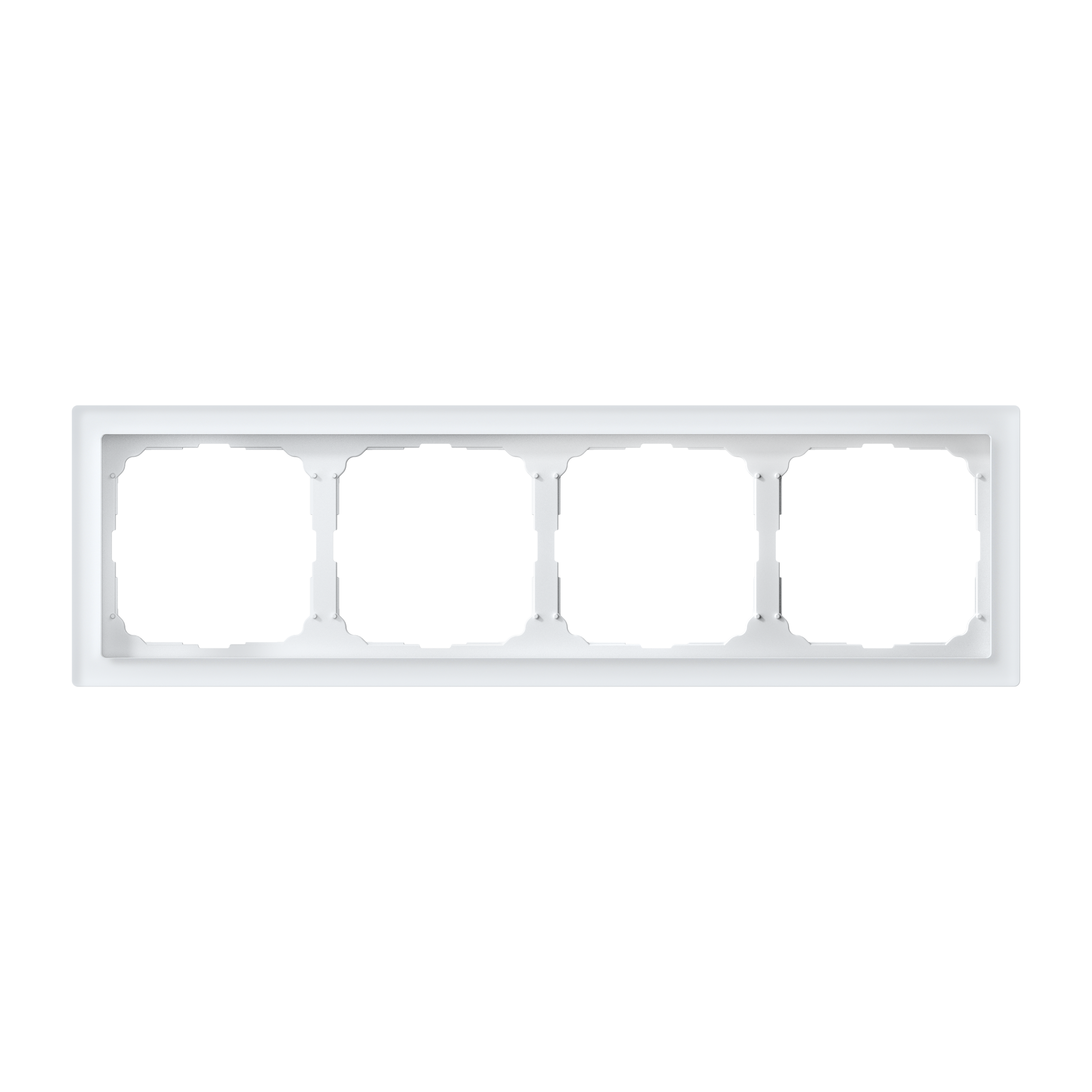 Systeme Electric ArtGallery Pure Органическое стекло Белый Рамка 4-ая