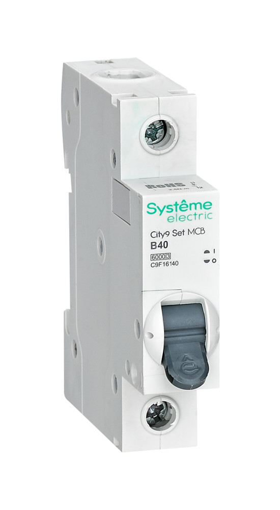 Systeme Electric City9 Set Автоматический выключатель (АВ) B 40А 1P 6kA 230В