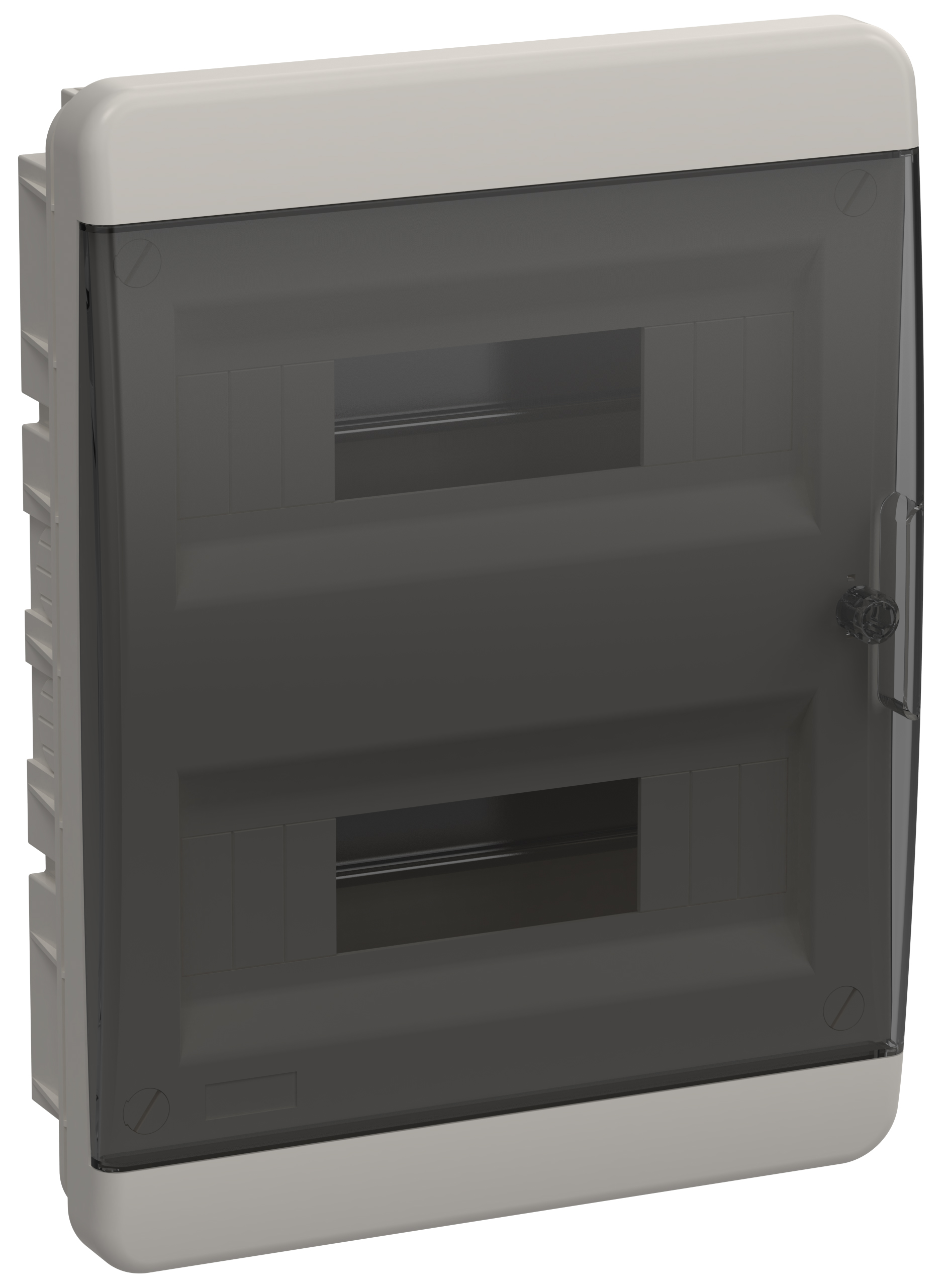 IEK TEKFOR Корпус пласт. ЩРВ-П-24 IP41 черн. прозр. дверь