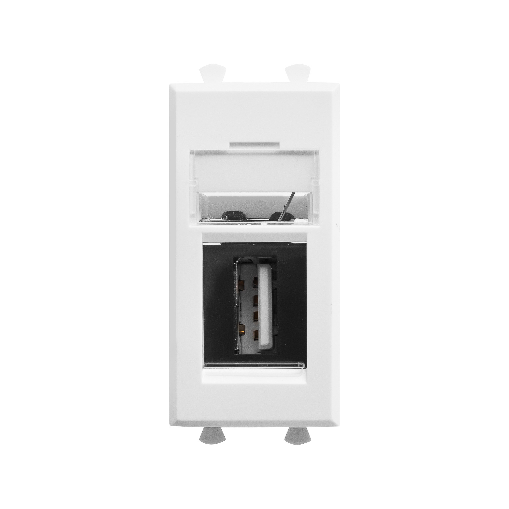 DKC Avanti Белое облако Розетка тип А-А USB 2.0 1 модуль