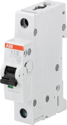 ABB Выключатель автоматический 1-полюсной S201M D3