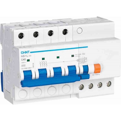 CHINT Диф. авт. выкл. NB1L-40 4P C32 100mA тип AC 6kA (R)