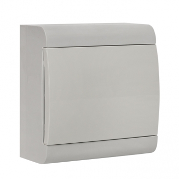 EKF PROxima Щит распределительный ЩРН-П-8 "SlimBox" белая дверца IP41