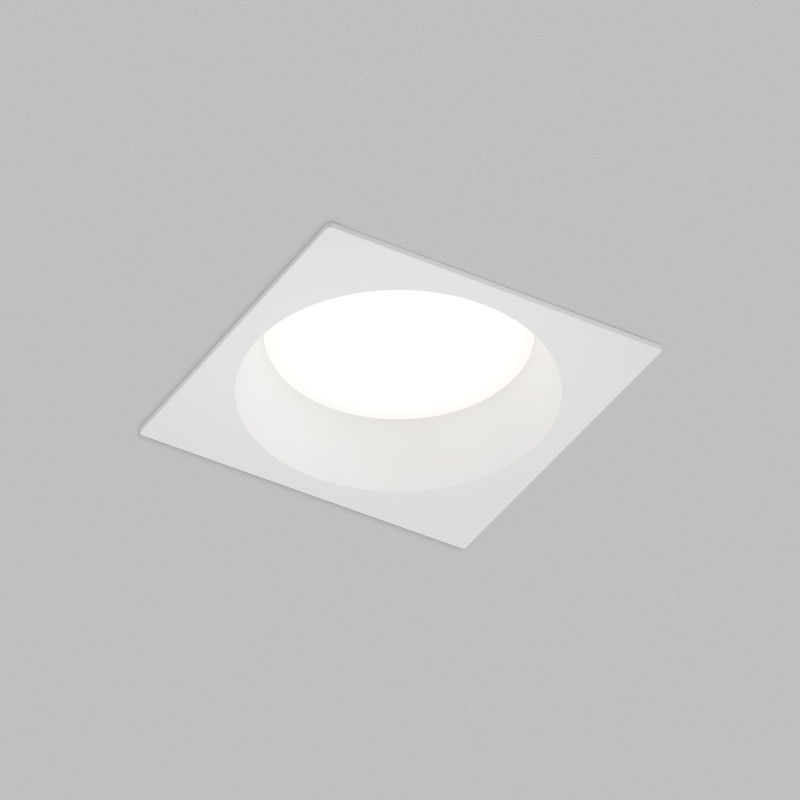 Denkirs DK3104-WH Встраиваемый влагозащищенный светильник DEEP, IP65, 15 Вт, GU5.3, LED, белый, пластик