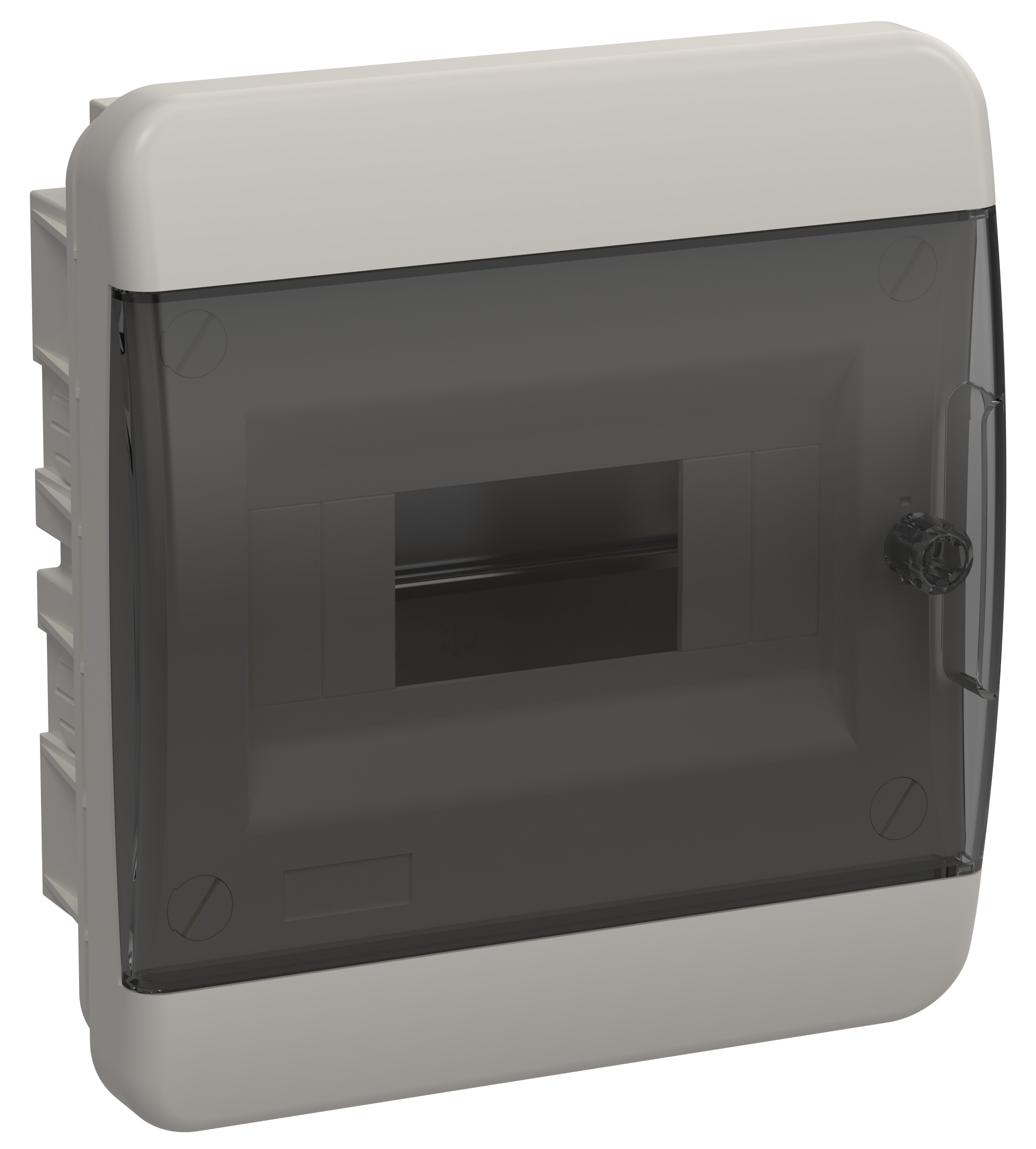 IEK TEKFOR Корпус пласт. ЩРВ-П-8 IP41 черн. прозр. дверь