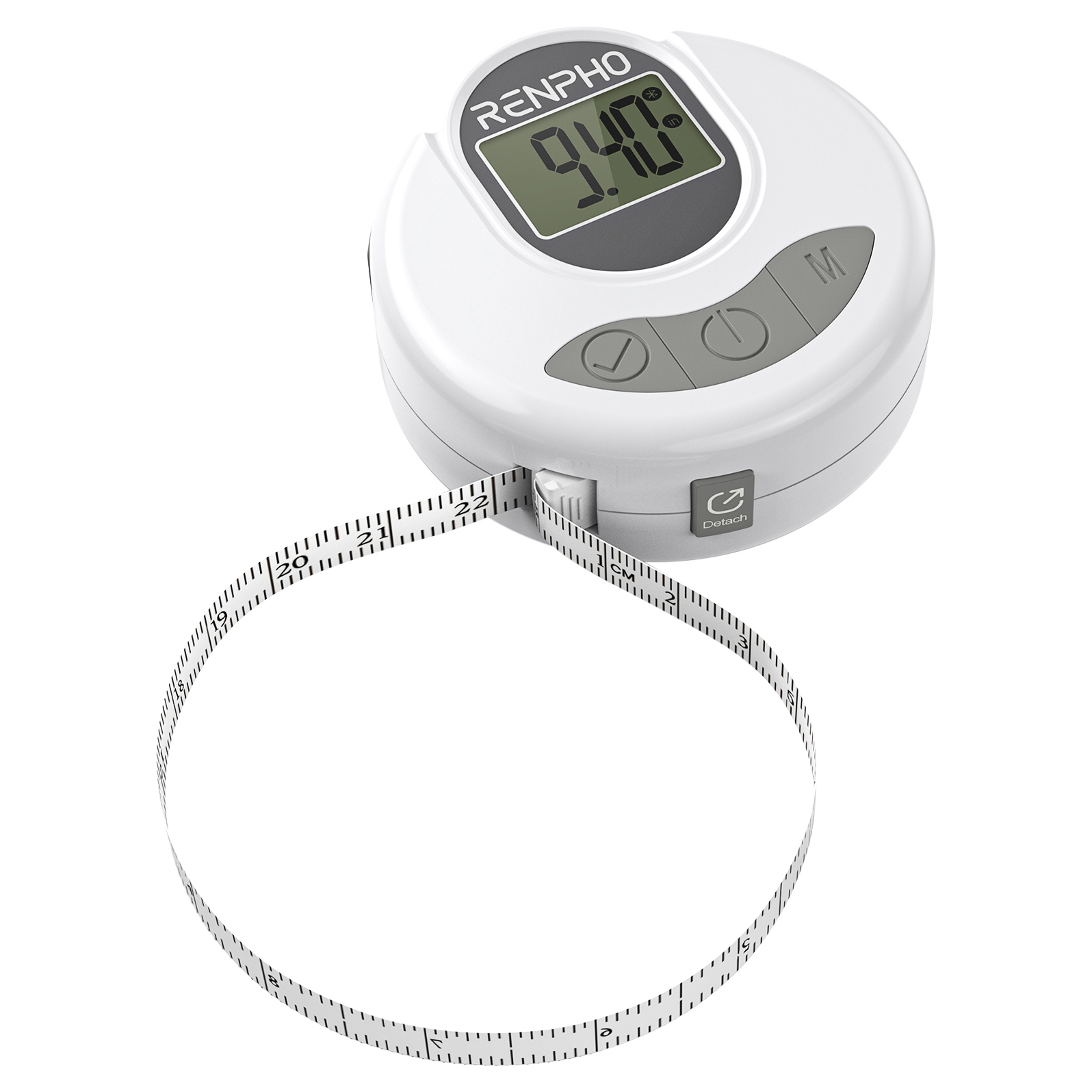 Рулетка умная RENPHO Smart Tape Measure R-Y001 для измерения объемов тела
