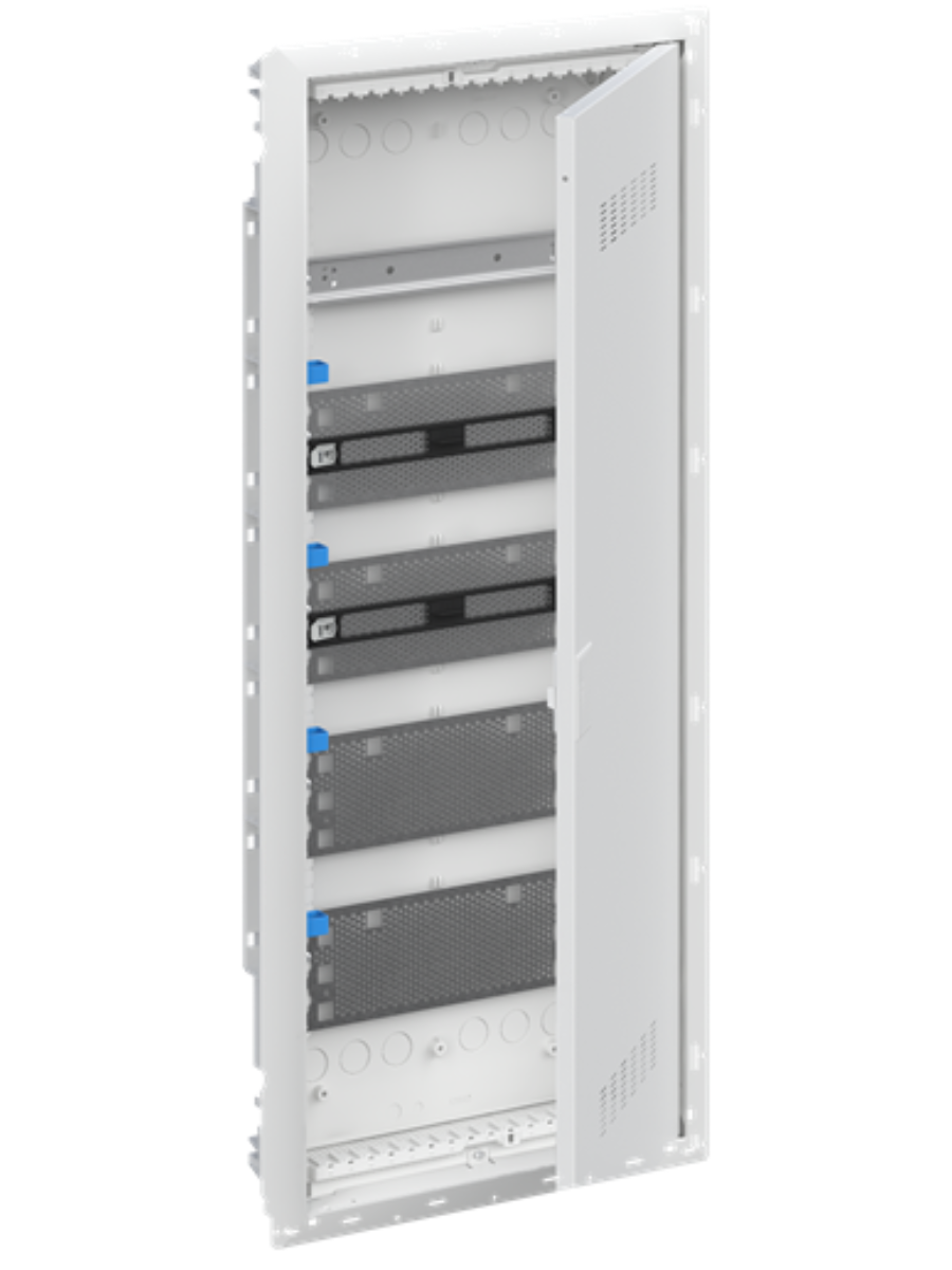 ABB UK650MVB Шкаф мультимедийный с дверью с вентиляционными отверстиями и DIN-рейкой (5 рядов) без розетки