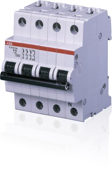 ABB Выключатель автоматический 3P+N S203MT-D20NA