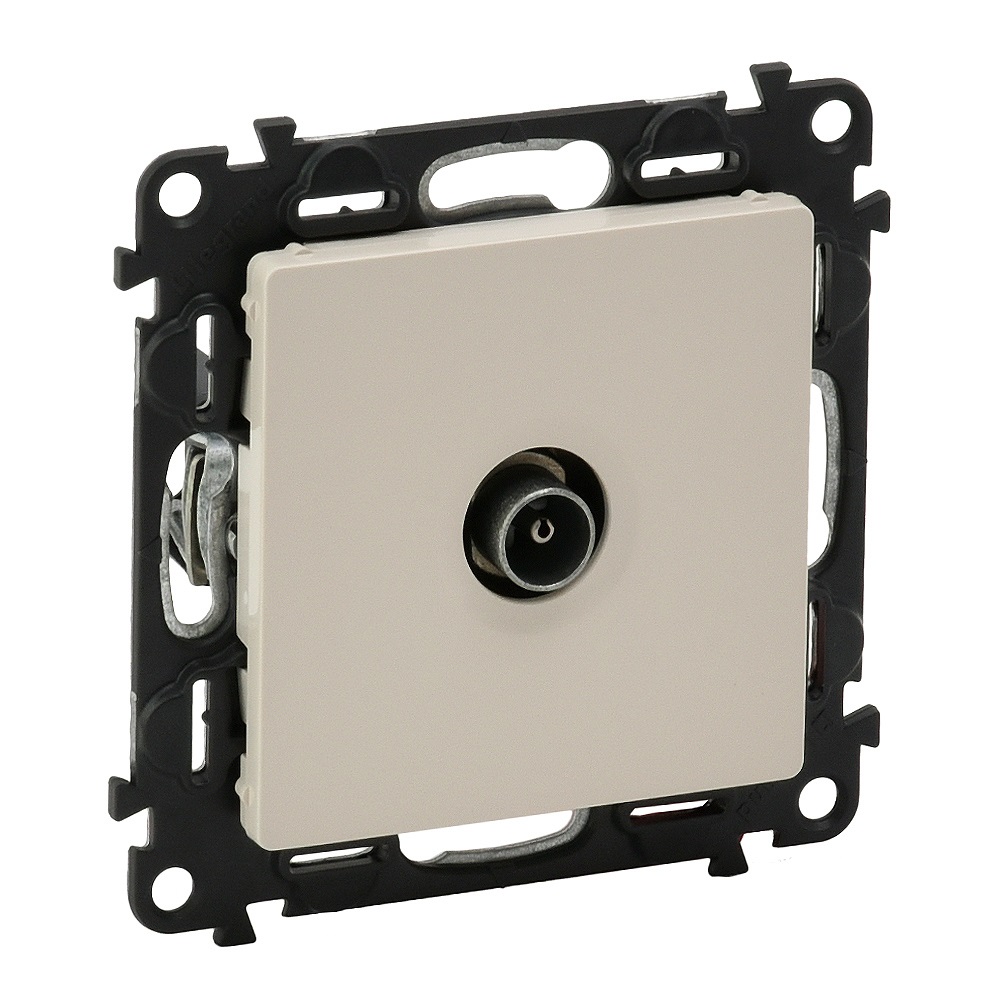 Legrand Valena LIFE DIY Сл.кость Розетка TV проходная 1,5дБ/14дБ 0-2400 МГц.