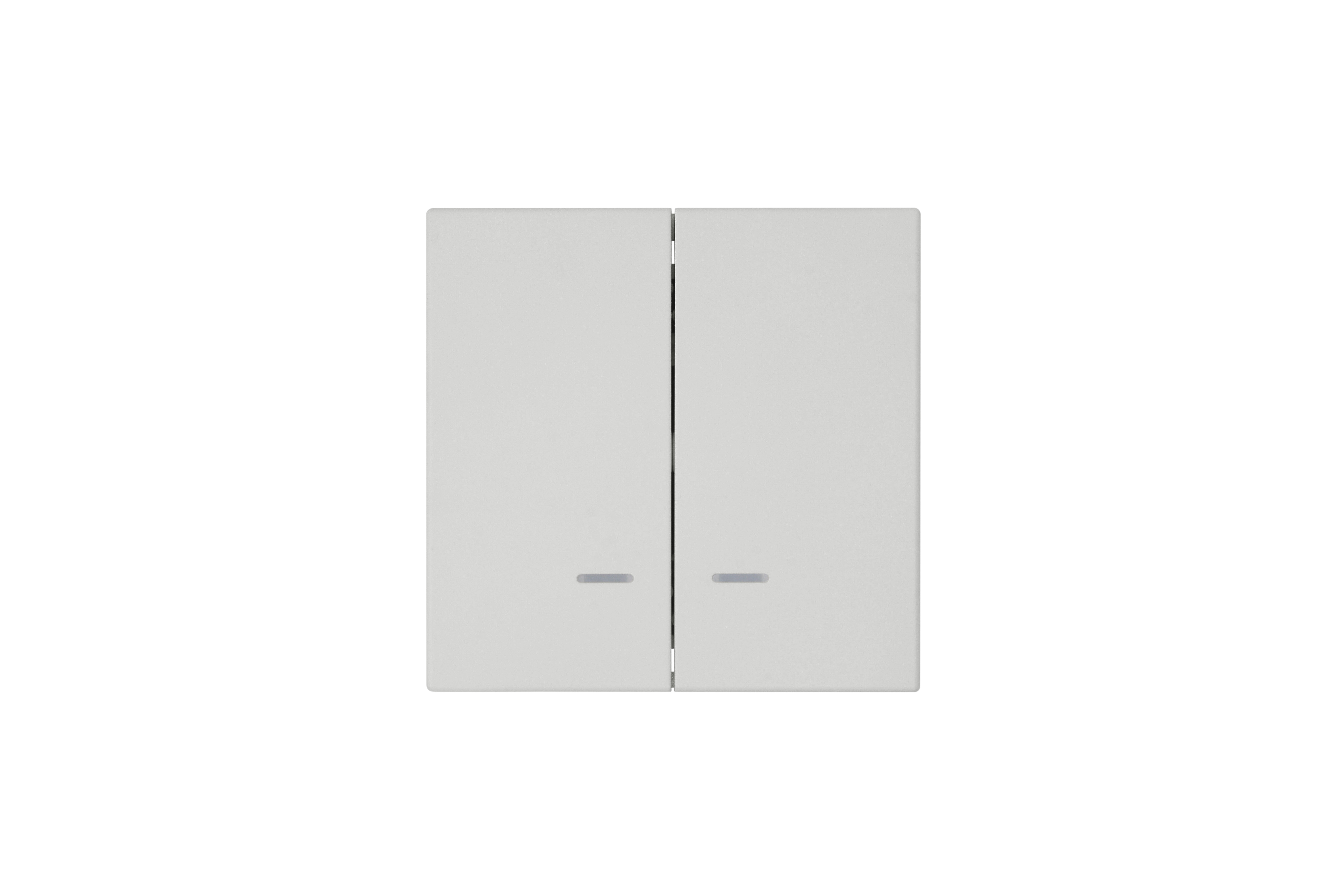 Jasmart FD Матовый тауп (soft touch) Выключатель 2-кл с подсветкой 10A 250V~
