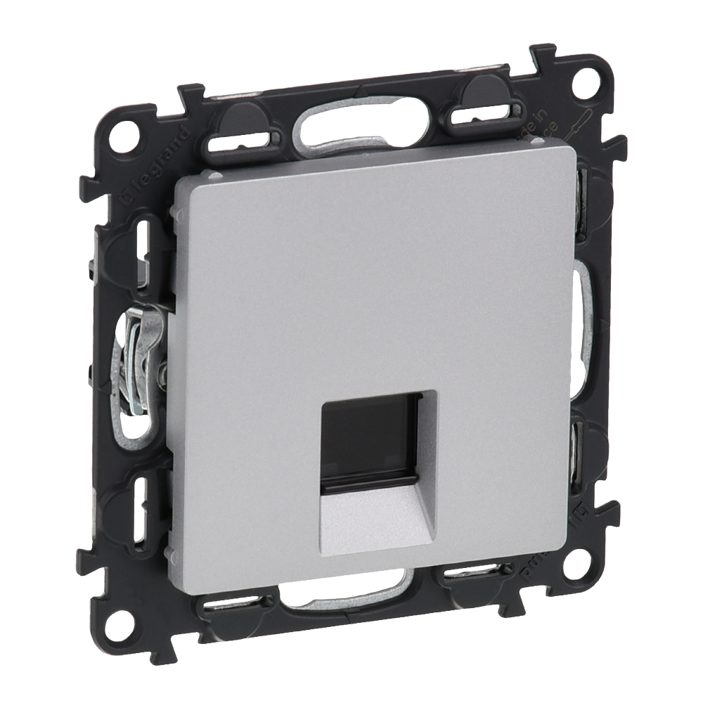 Legrand Valena LIFE DIY Алюм Розетка комп(RJ45) 1-ая 5 кат UTP