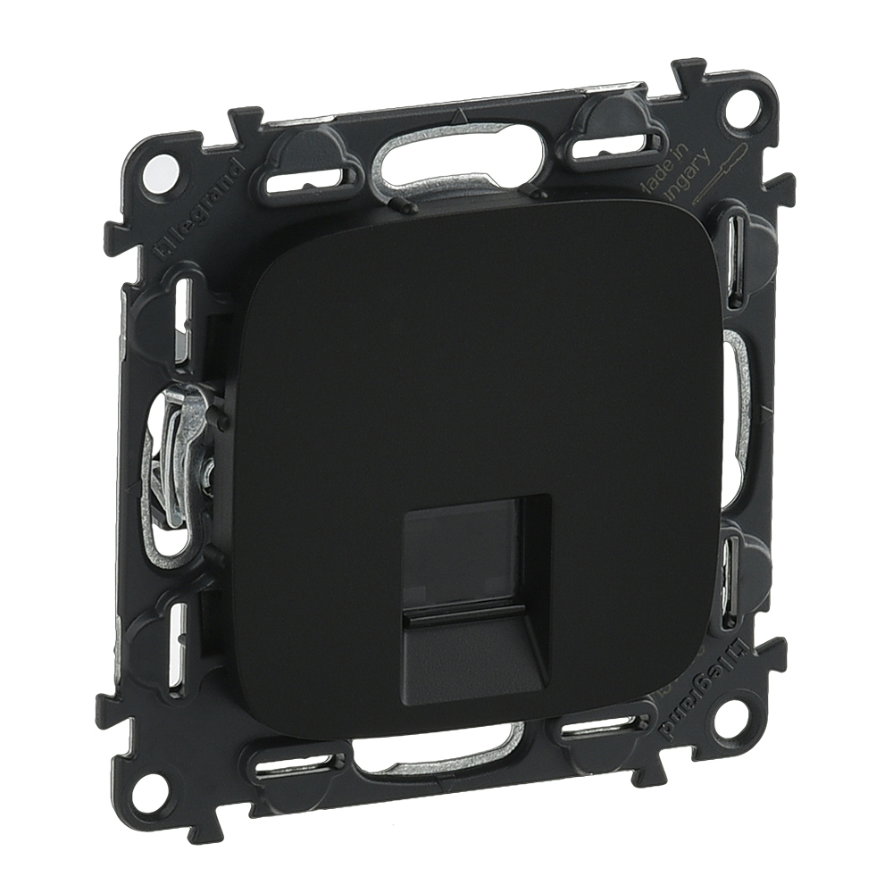 Legrand Valena ALLURE DIY Антрацит Розетка комп(RJ45) 1-ая 6 кат UTP