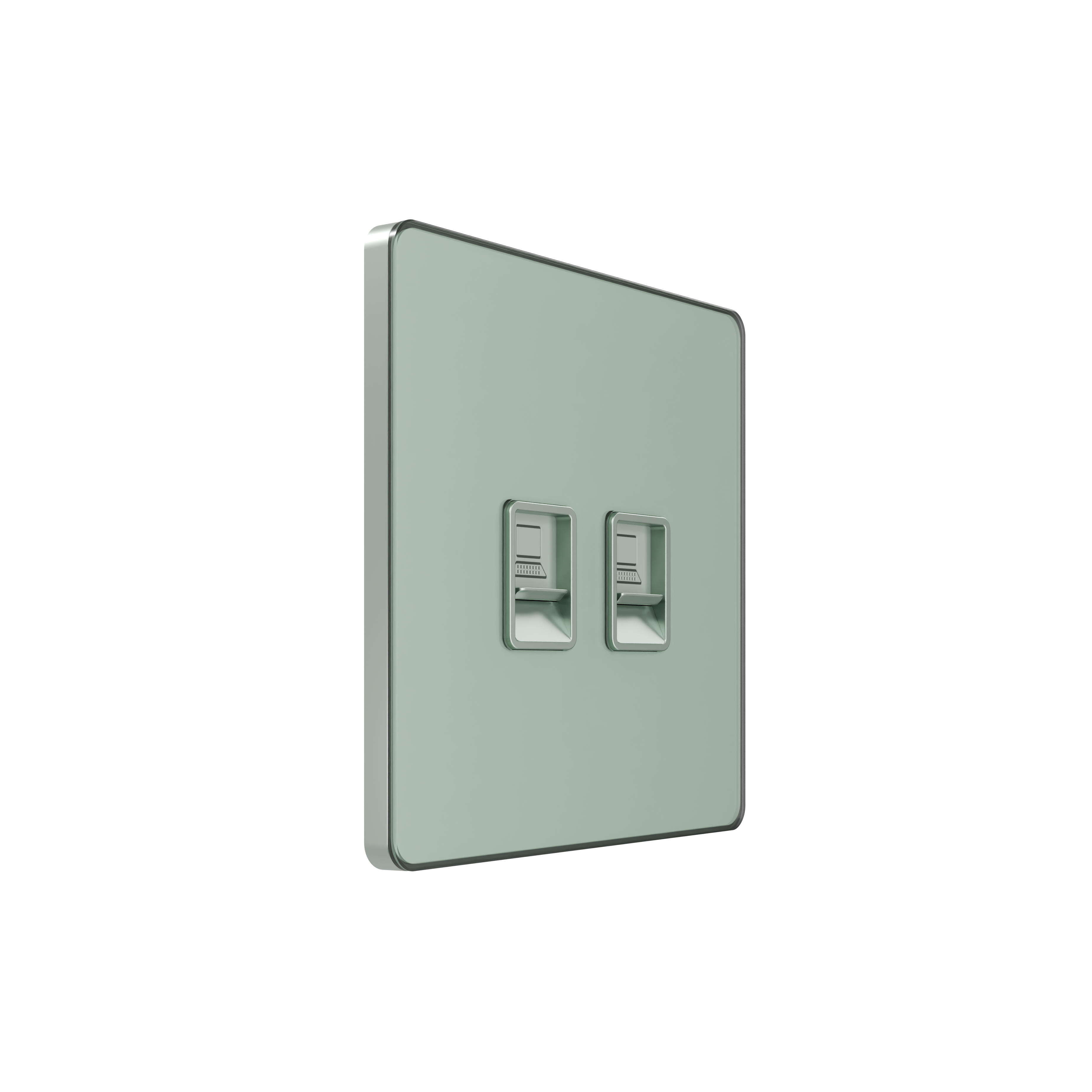 Systeme Electric Systeme Infinity Таежное утро Розетка информационная RJ-45 кат.6 2-я