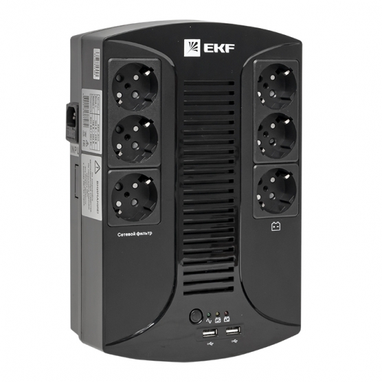 EKF PROxima Источник Бесперебойного Питания Линейно-интерактивный E-Power Home 800 ВА