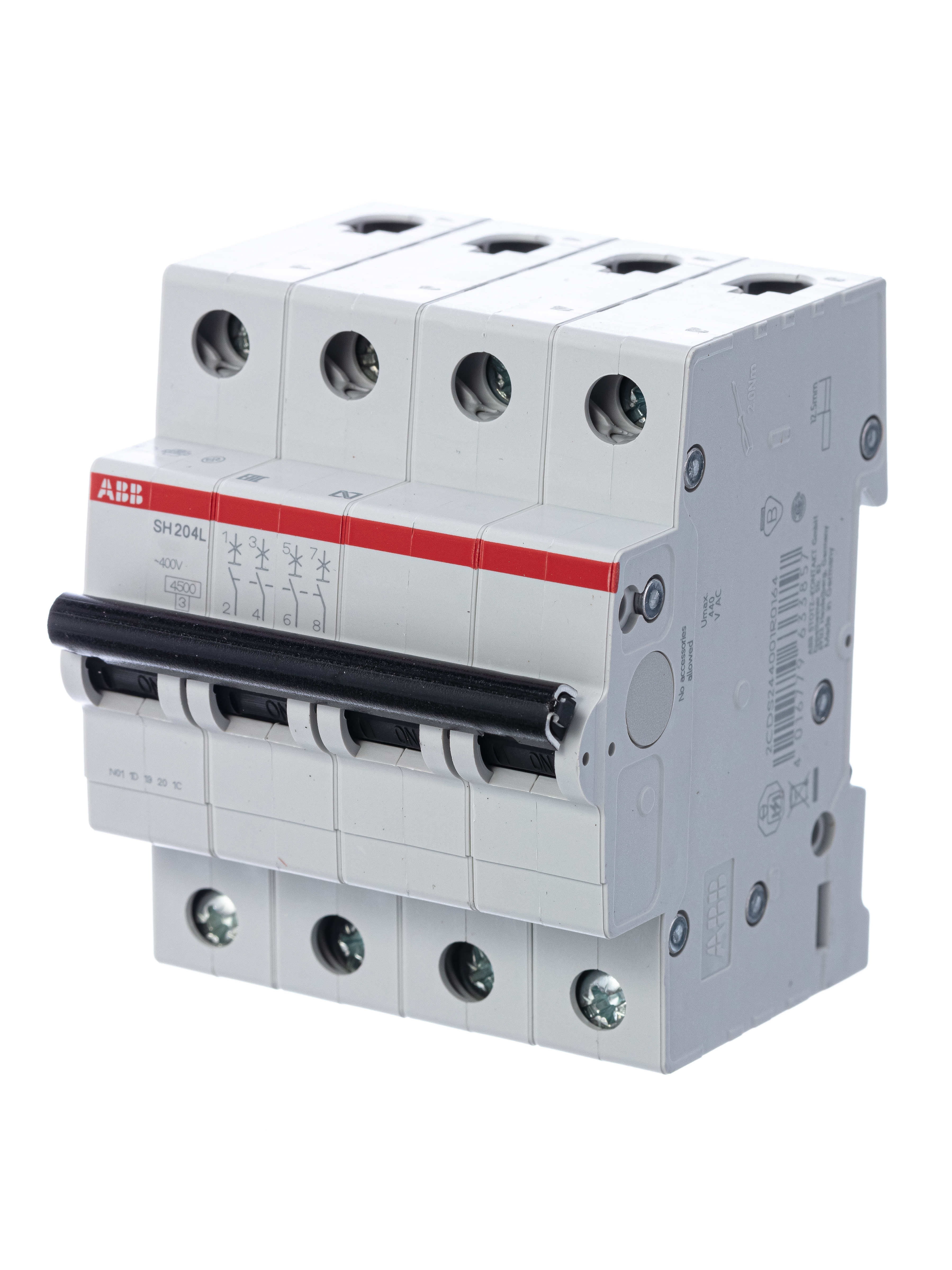 ABB SH204L C20 Выключатель автоматический 4-пол.