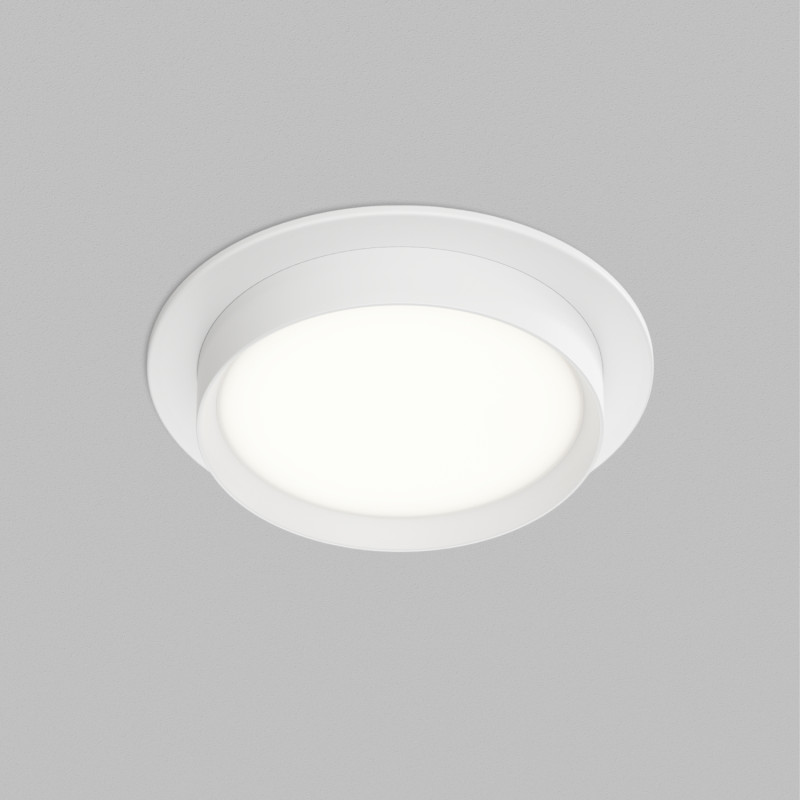 Denkirs DK-DH2000-WH Встраиваемый светильник RATIO, GX53, до 15 Вт, LED, IP20, белый, алюминий, акрил