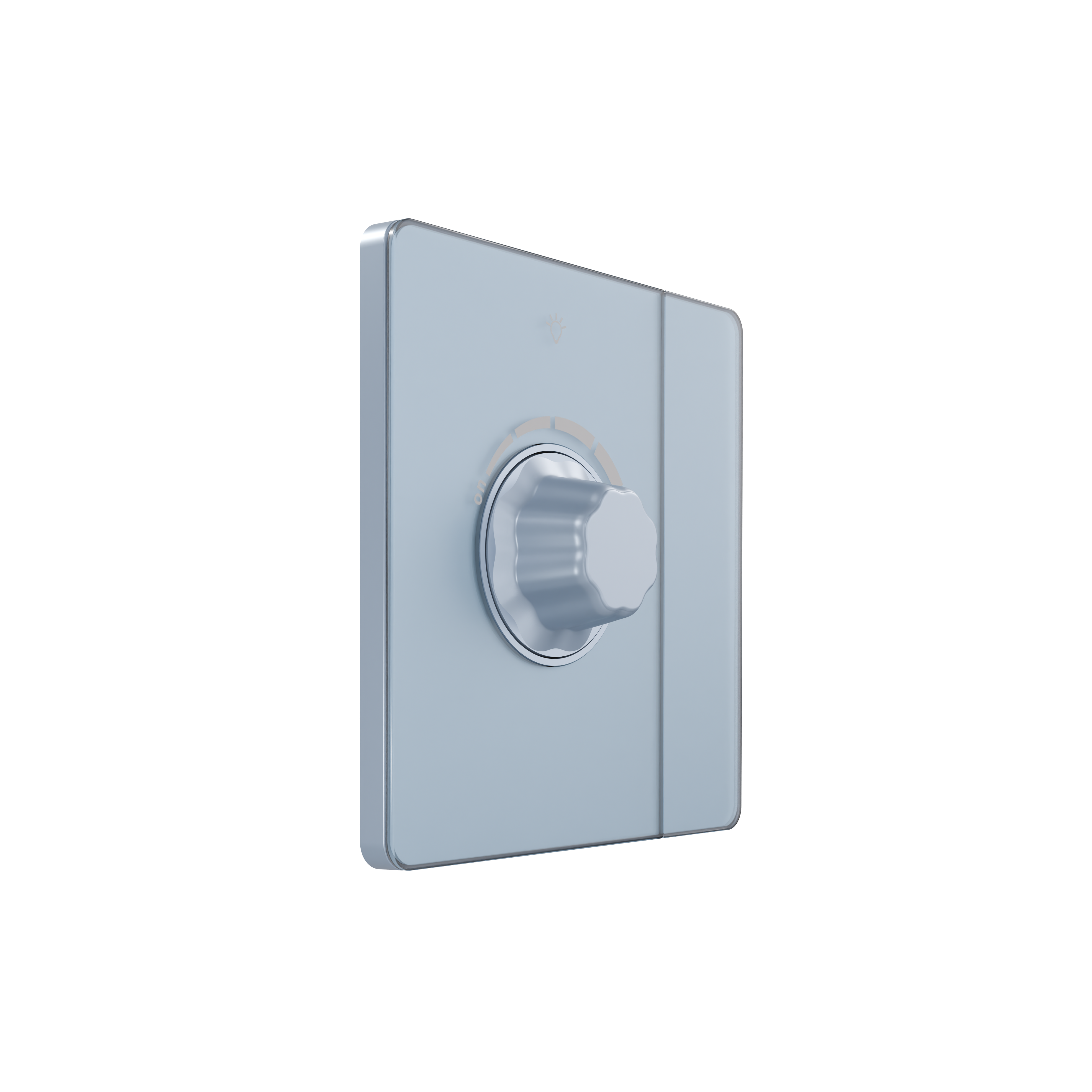 Systeme Electric Systeme Infinity Стальное небо Светорегулятор TRIAC c выключателем 300Вт