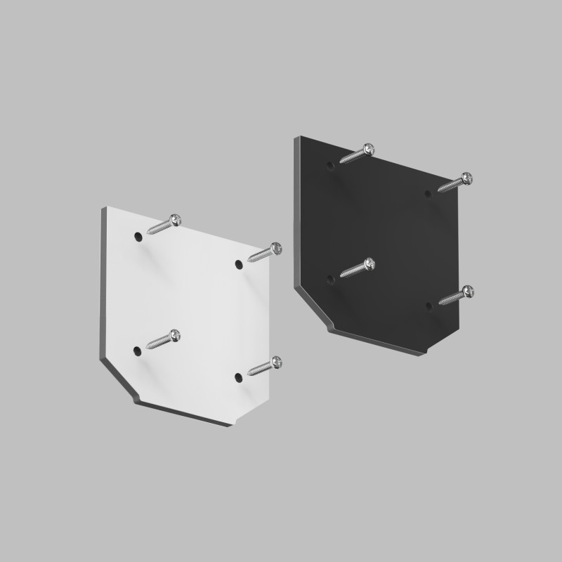 Denkirs TR3047-AL Комплект торцевых заглушек для профиля SMART PROFI