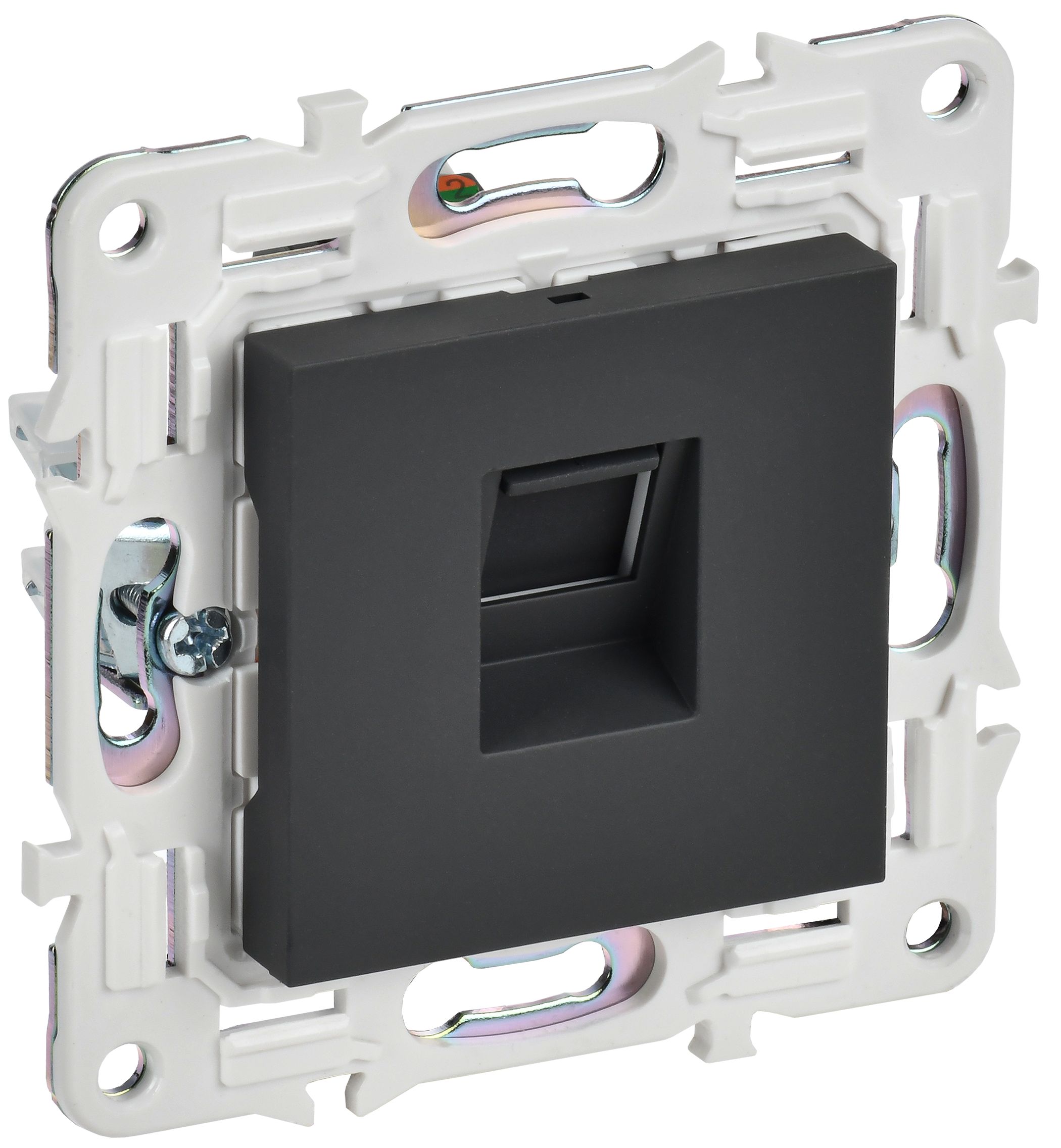 IEK SKANDY Графит Розетка компьютерная RJ45 кат.5E SK-K01G