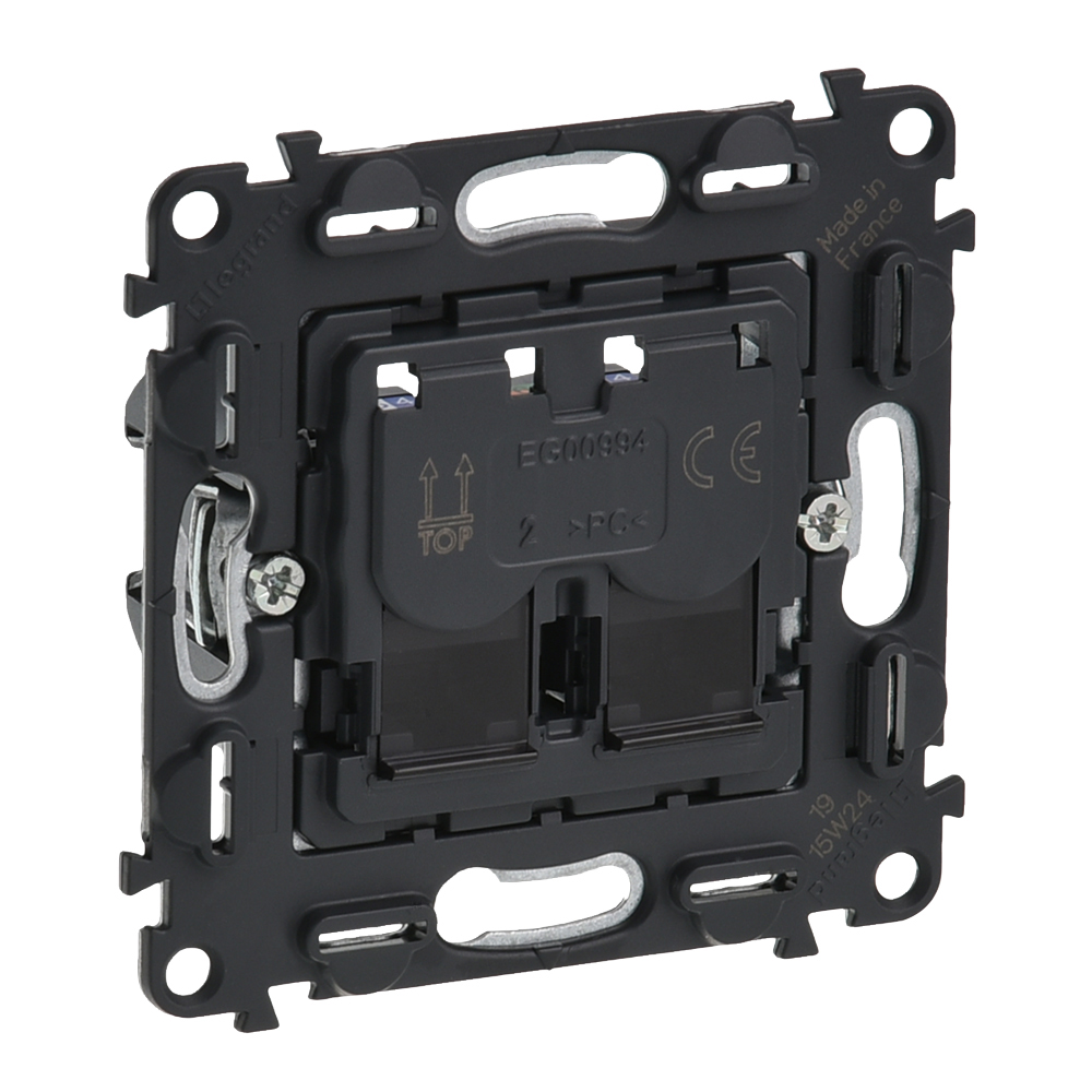 Legrand Valena Мех IN'MATIC Розетка 2-ая комп, RJ45, кат.6 STP