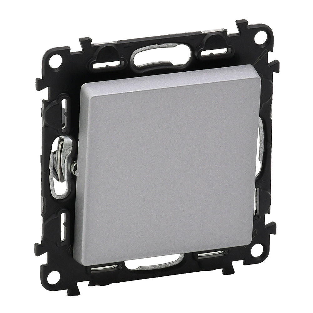Legrand Valena LIFE DIY Алюм Выключатель 1-клавишный 10А 250В