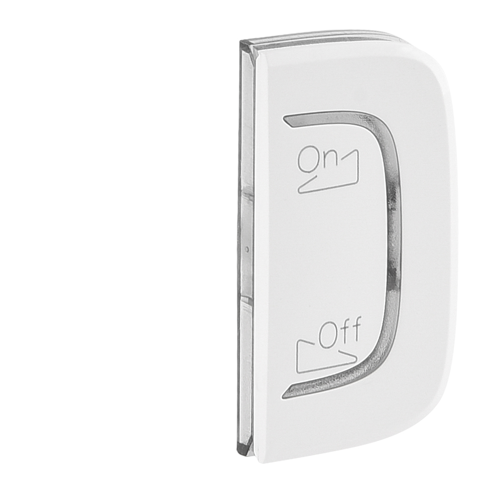 Legrand Valena ALLURE Бел MyHome Накладка мех. BUS/SCS с симв. "Осв.-звук", 1 мод установка справа