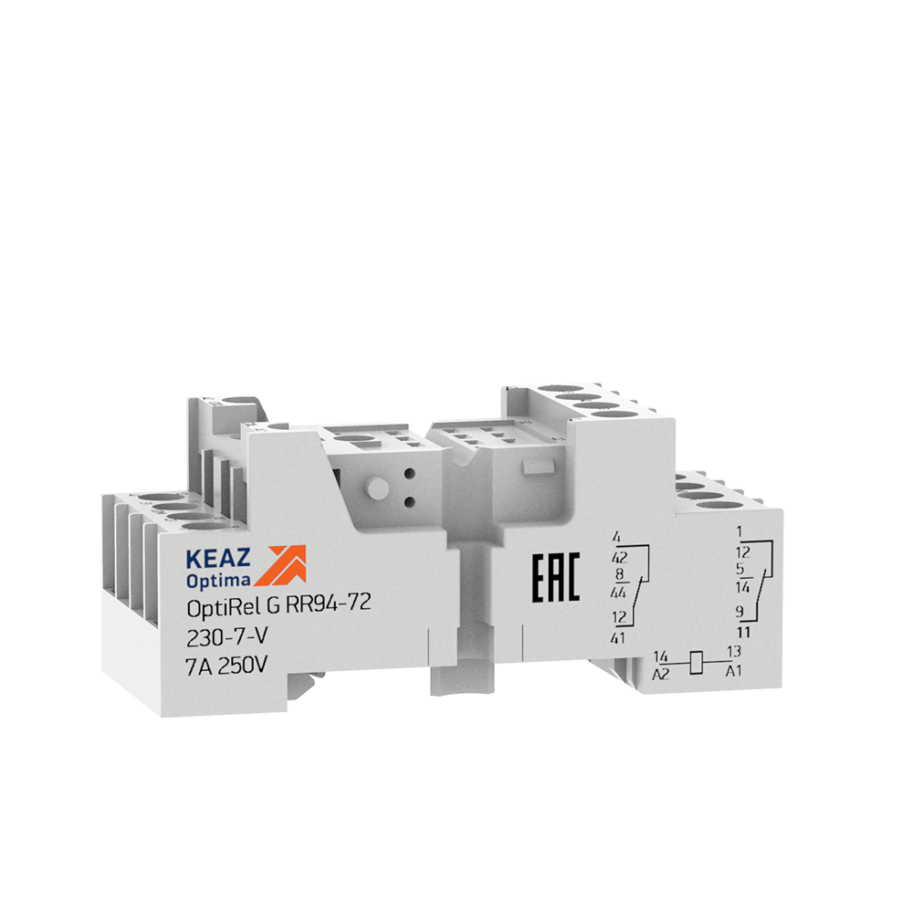 КЭАЗ Розетка для реле OptiRel G RR94-74-230-7-V