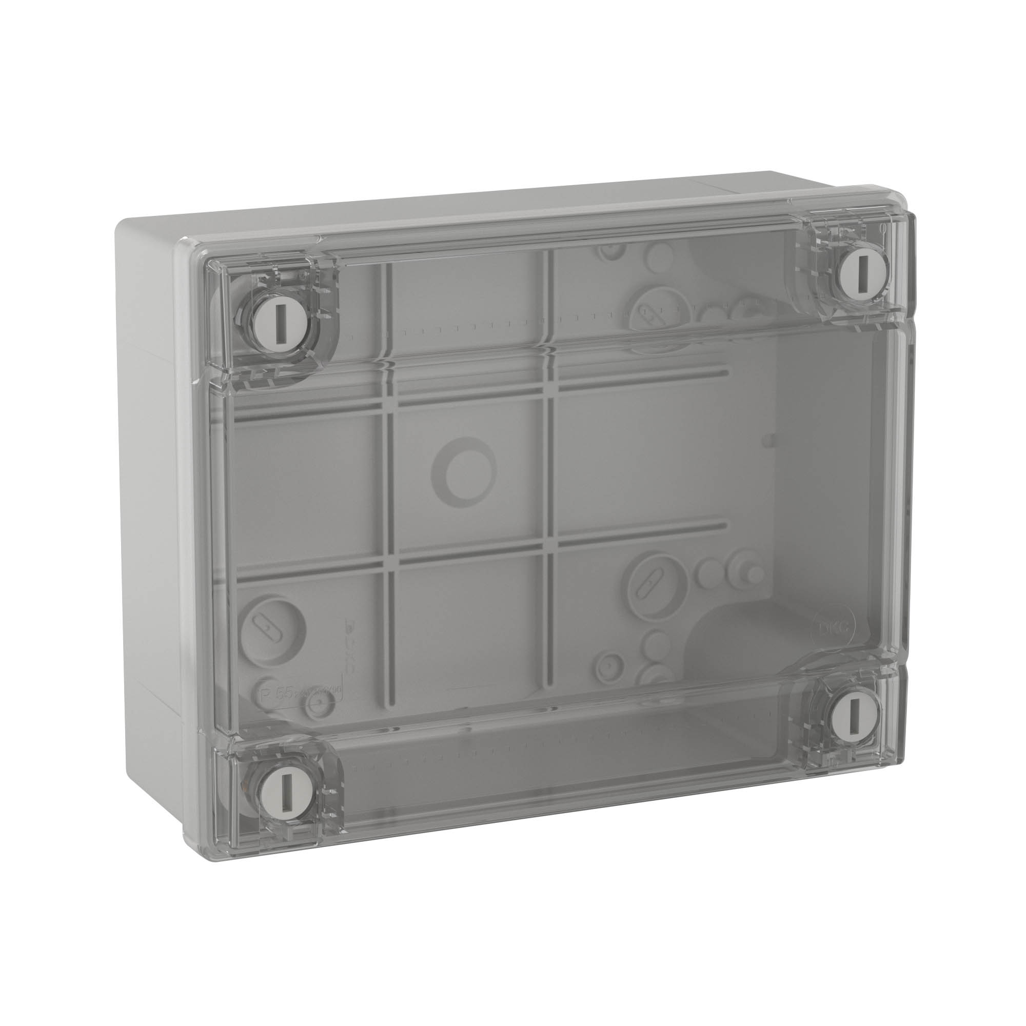 DKC Коробка ответвит. с гладкими стенками, прозрачная, IP56, 300х220х120мм