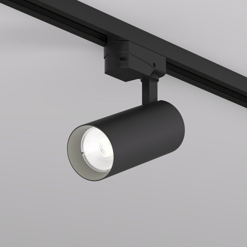Denkirs DK6452-BK Трековый светильник SOLID KOPER, 135мм, d60, 220V, LED 4000K, 15W, IP20, черный, алюминий