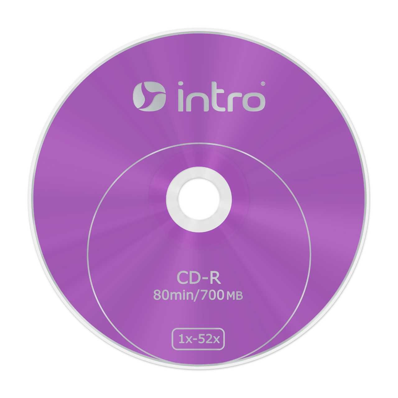 Intro СD-R INTRO 52X 700MB  Bulk 100 (100/500/22500)