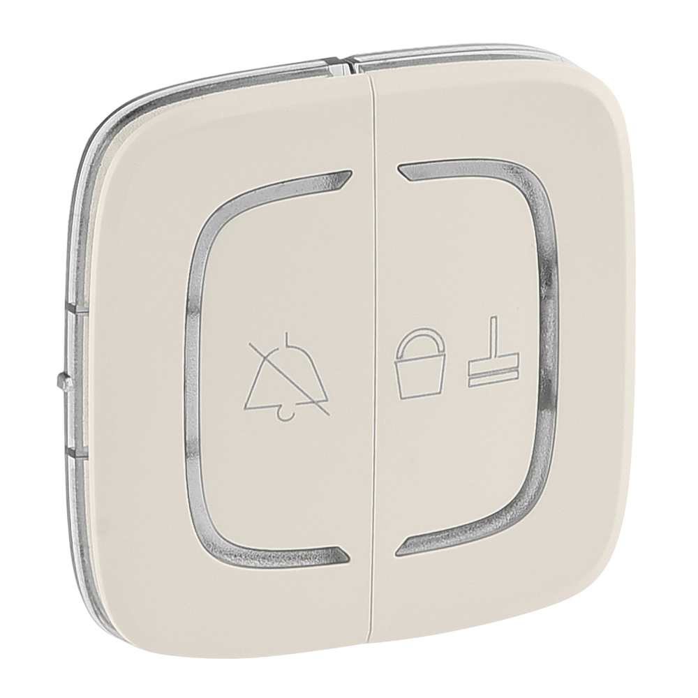 Legrand Valena ALLURE Сл.кость MyHome Накладка  Дв. мех.BUS/SCS.С сим."Не бесп"и"Убрать ном".2 мод
