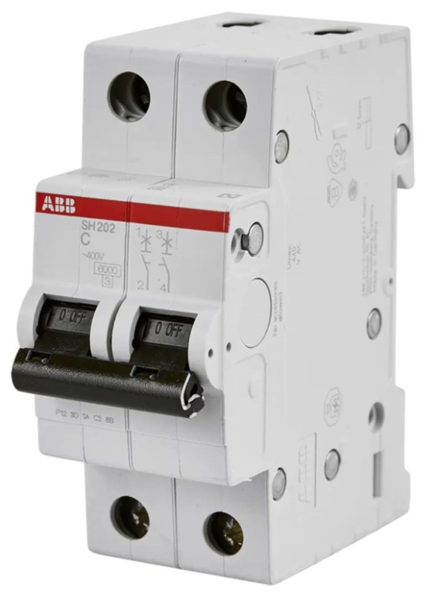 ABB SH202 C16 6кА Выключатель автоматический 2-пол.